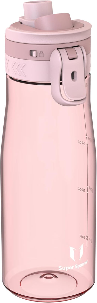 Super Sparrow Botella Agua Deportiva - 500ml/750ml/1L - Tritan Botella, Sin BPA